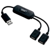 サンワサプライ 【生産完了品】USB2.0ハブ 2ポート ケーブルタイプ ブラック USB2.0ハブ 2ポート ケーブルタイプ ブラック USB-HUB228BK 画像1