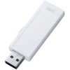 サンワサプライ 【生産完了品】USB2.0メモリ 16GB スライド式コネクタ ホワイト USB2.0メモリ 16GB スライド式コネクタ ホワイト UFD-RNS16GW 画像1