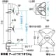 サンワサプライ 【生産完了品】水平多関節液晶モニターアーム 上下2面タイプ デスク取付けタイプ クランプ式 水平多関節液晶モニターアーム 上下2面タイプ デスク取付けタイプ クランプ式 CR-LA1009N 画像5