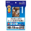 サンワサプライ 【生産完了品】インクジェット写真印画紙 2Lサイズ 超光沢・超特厚タイプ 片面印刷 50枚入 JP-EP1N2L
