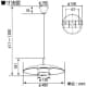 DAIKO 【生産完了品】LEDペンダントライト プルレス色温度切替/調光タイプ(昼白色/電球色) 白熱灯100Wタイプ 端子台木ネジ取付方式 《楽調》 LEDペンダントライト プルレス色温度切替/調光タイプ(昼白色/電球色) 白熱灯100Wタイプ 端子台木ネジ取付方式 《楽調》 DPN-39804 画像3