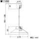 DAIKO 【生産完了品】LEDペンダントライト 電球色 非調光タイプ LEDフラット形(径75mm) 中角形白熱灯60Wタイプ 引掛シーリング取付式 ペールグリーン LEDペンダントライト 電球色 非調光タイプ LEDフラット形(径75mm) 中角形白熱灯60Wタイプ 引掛シーリング取付式 ペールグリーン DPN-38903Y 画像3