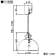 DAIKO LEDペンダントライト 電球色 非調光タイプ E17口金 白熱灯60Wタイプ 引掛シーリング取付式 白 LEDペンダントライト 電球色 非調光タイプ E17口金 白熱灯60Wタイプ 引掛シーリング取付式 白 DPN-38892Y 画像2