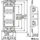 パナソニック 【生産完了品】埋込扉付ダブルコンセント 金属枠付 15A 125V セラミックホワイト 埋込扉付ダブルコンセント 金属枠付 15A 125V セラミックホワイト WTL13523W 画像2