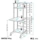 サンワサプライ 【生産完了品】パソコンラック スタンダードタイプ 超省スペース型 W500×D700×H1400mm 総耐荷重90kg パソコンラック スタンダードタイプ 超省スペース型 W500×D700×H1400mm 総耐荷重90kg RAC-EC11 画像3