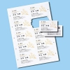 サンワサプライ まわりがきれいな名刺カード マルチタイプ つやなしマット・標準厚タイプ 両面印刷 クリアカットタイプ 白 20シート・200カード入 JP-MCCM01