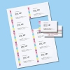 サンワサプライ 名刺カード マルチタイプ つやなしマット・標準厚タイプ 両面印刷 マイクロミシンカットタイプ 白 20シート・200カード入 JP-MCM06