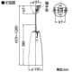 DAIKO 【生産完了品】LEDペンダントライト 電球色 非調光タイプ E17口金 白熱灯60Wタイプ 端子台木ネジ取付方式 LEDペンダントライト 電球色 非調光タイプ E17口金 白熱灯60Wタイプ 端子台木ネジ取付方式 DPN-39297Y 画像3