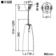 DAIKO 【生産完了品】LEDペンダントライト 電球色 非調光タイプ E17口金 白熱灯60Wタイプ 端子台木ネジ取付方式 LEDペンダントライト 電球色 非調光タイプ E17口金 白熱灯60Wタイプ 端子台木ネジ取付方式 DPN-39295Y 画像3