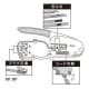 ジェフコム コンパクトモジュラー圧着工具 6P(RJ11)・8P(RJ45)用 ロックボタン付 全長140mm コンパクトモジュラー圧着工具 6P(RJ11)・8P(RJ45)用 ロックボタン付 全長140mm LMJ-68 画像2