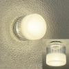 DAIKO 【生産完了品】LED浴室灯 電球色 非調光タイプ E17口金 白熱灯60Wタイプ 防雨・防湿形 天井・壁付兼用 ランプ付 DWP-37202