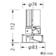 山田照明 【生産完了品】LEDダウンライト 調光・調色タイプ ウォールウォッシャータイプ ダイクロハロゲン50W相当 電球色〜昼白色 天井切込穴φ75mm LEDダウンライト 調光・調色タイプ ウォールウォッシャータイプ ダイクロハロゲン50W相当 電球色〜昼白色 天井切込穴φ75mm DD-3387 画像2