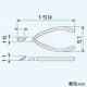 エンジニア 斜ニッパー 切断能力:銅線φ2.6mm 呼びサイズ150mm 斜ニッパー 切断能力:銅線φ2.6mm 呼びサイズ150mm NN-56 画像2