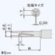 エンジニア 特殊ネジ用ドライバー Y型ネジ用 先端φ1.7mm 全長146mm 特殊ネジ用ドライバー Y型ネジ用 先端φ1.7mm 全長146mm DTY-02 画像2