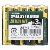 ヤザワ 【生産完了品】アルカリ乾電池 単3形 4本入 シュリンクパック LR6Y4S