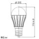 アイリスオーヤマ 【生産完了品】LED電球 小形電球形 広配光タイプ 小形電球25形相当 電球色 E17口金 密閉形器具対応 LED電球 小形電球形 広配光タイプ 小形電球25形相当 電球色 E17口金 密閉形器具対応 LDA2L-G-E17-2T2 画像2