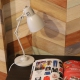 電材堂 【販売終了】ホワイトテーブルランプ E17口金 電球別売 ホワイト ホワイトテーブルランプ DSDX03 画像3
