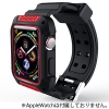 VPG PC+TPUケース一体型AppleWatchバンド 40mm用 レッド AW-PT01RD