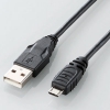 ELECOM MicroUSBケーブル USB-Micro 長さ1m GM-U2CAMB10BK