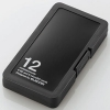 ELECOM SD・microSDカードケース プラスチックタイプ SDカード6枚+microSDカード6枚収納 ブラック プラスチックタイプ SD・microSDカードケース SDカード6枚+microSDカード6枚収納 ブラック CMC-SDCPP12BK 画像1