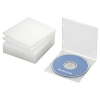 ELECOM Blu-ray・DVD・CDケース スリムタイプ 1枚収納 PP素材使用 10枚セット クリア CCD-JPCS10CR