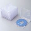 ELECOM Blu-ray・DVD・CDケース 1枚収納 10枚セット クリア CCD-JSCN10CR