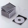ELECOM Blu-ray・DVD・CDケース 1枚収納 10枚セット ブラック CCD-JSCN10BK