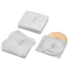 ELECOM Blu-ray・CD・DVD不織布ケース 2穴付 2枚収納 60枚セット ホワイト CCD-NBWB120WH