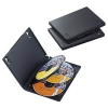ELECOM DVDトールケース 4枚収納 3枚セット ブラック CCD-DVD08BK