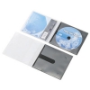 ELECOM CD・DVD用ソフトケース スリムタイプ 1枚収納 10枚入 CCD-DPC10BK