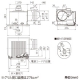 三菱 【生産完了品】ダクト用換気扇 天井埋込形 居間・事務所・店舗用 低騒音形 インテリア格子タイプ 接続パイプφ150mm 埋込寸法280mm角 ダクト用換気扇 天井埋込形 居間・事務所・店舗用 低騒音形 インテリア格子タイプ 接続パイプφ150mm 埋込寸法280mm角 VD-18ZX12-C 画像2