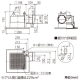 三菱 ダクト用換気扇 天井埋込形 サニタリー用 定風量タイプ 24時間換気機能付 接続パイプφ100mm 埋込寸法205mm角 ダクト用換気扇 天井埋込形 サニタリー用 定風量タイプ 24時間換気機能付 接続パイプφ100mm 埋込寸法205mm角 VD-13ZVC6 画像2