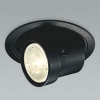 コイズミ照明 LEDユニバーサルダウンライト LEDランプ交換可能型 JDR40〜65W相当 調光タイプ 埋込穴φ100mm 電球別売 口金E11 ブラック ADE951028