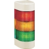 パトライト 【生産完了品】LED壁面取付積層信号灯 《シグナル・タワー ウォールマウント》 点灯タイプ 3段式(赤・黄・緑) WME-302A-RYG