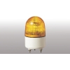 パトライト 【生産完了品】LED小型表示灯 点灯/点滅タイプ 定格電圧AC200V φ82mm 黄 PES-200A-Y