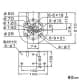 パトライト 壁面取付けブラケット 脱着タイプ 対応機種:取付ピッチφ50・70・120・140・□74mm 壁面取付けブラケット 脱着タイプ 対応機種:取付ピッチφ50・70・120・140・□74mm SZ-008 画像2