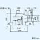 三菱 【生産完了品】ダクト用換気扇 角形格子グリル 天井埋込形 丸穴据付タイプ サニタリー用 低騒音形 接続パイプφ100mm 埋込寸法φ250mm ダクト用換気扇 角形格子グリル 天井埋込形 丸穴据付タイプ サニタリー用 低騒音形 接続パイプφ100mm 埋込寸法φ250mm VD-13ZCC5-C 画像2