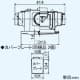 三菱 ダクト用換気扇 中間取付形ダクトファン 排気専用 24時間換気機能付 サニタリー用 高静圧形 1〜3部屋換気用 接続パイプφ100mm 4芯ビニルキャブタイヤケーブル3m ダクト用換気扇 中間取付形ダクトファン 排気専用 24時間換気機能付 サニタリー用 高静圧形 1〜3部屋換気用 接続パイプφ100mm 4芯ビニルキャブタイヤケーブル3m V-15ZMKC6 画像3