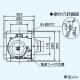 三菱 【生産完了品】ダクト用換気扇 グリル別売タイプ 大風量タイプ サニタリー用 低騒音形 金属ボディタイプ 接続パイプφ100mm 埋込寸法260mm角 ダクト用換気扇 グリル別売タイプ 大風量タイプ サニタリー用 低騒音形 金属ボディタイプ 接続パイプφ100mm 埋込寸法260mm角 VD-15ZP10-IN 画像3
