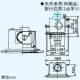 三菱 【生産完了品】ダクト用換気扇 取替専用タイプ 補助枠式 その他用途用 低騒音形 接続パイプφ100mm 新規開口寸法325mm角 ダクト用換気扇 取替専用タイプ 補助枠式 その他用途用 低騒音形 接続パイプφ100mm 新規開口寸法325mm角 VD-15ZC10-HW 画像4