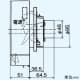 三菱 パイプ用ファン 排気用 人感センサータイプ 角形格子グリル トイレ・洗面所用 接続パイプφ100mm パイプ用ファン 排気用 人感センサータイプ 角形格子グリル トイレ・洗面所用 接続パイプφ100mm V-08PAD8 画像3