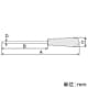 エンジニア 強力貫通ドライバー 先端(-)#2 全長250mm 強力貫通ドライバー 先端(-)#2 全長250mm DI-12 画像2