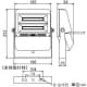 日動工業 【生産完了品】LED投光器 フラットライト75W 常設用 水銀灯(レフ球)400W相当 昼白色 ワイドタイプ ブラック LED投光器 フラットライト75W 常設用 水銀灯(レフ球)400W相当 昼白色 ワイドタイプ ブラック LJS-F75D-BK-50K 画像2