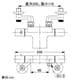 カクダイ 【生産完了品】サーモスタットシャワー混合栓 《AVALO》 節湯型 壁付タイプ 寒冷地用 逆流防止機能付 サーモスタットシャワー混合栓 《AVALO》 節湯型 壁付タイプ 寒冷地用 逆流防止機能付 173-247K 画像5