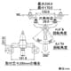 カクダイ 【生産完了品】シングルレバー混合栓 《アカガネ》 節湯型 パイプ取付ネジW26山20 逆流防止機能付 シングルレバー混合栓 《アカガネ》 節湯型 パイプ取付ネジW26山20 逆流防止機能付 192-053 画像3