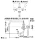 カクダイ 【販売終了】厨房用双口横形自在水栓 単水栓タイプ 固定コマ式 呼び径13 一般地・寒冷地共用 90°開閉制限機能付 厨房用双口横形自在水栓 単水栓タイプ 固定コマ式 呼び径13 一般地・寒冷地共用 90°開閉制限機能付 704-407-13QR 画像2