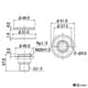 カクダイ 【販売終了】パネル式ユニット取出し金具 呼び径13 パネル式ユニット取出し金具 呼び径13 645-501-13 画像2