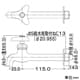 カクダイ 【生産完了品】胴長横水栓 単水栓タイプ 節水固定コマ式 呼び径13 一般地・寒冷地共用 胴長横水栓 単水栓タイプ 節水固定コマ式 呼び径13 一般地・寒冷地共用 702-030-13 画像2