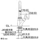 カクダイ 【生産完了品】立水栓 単水栓・泡沫吐水タイプ 呼び径13 一般地・寒冷地共用 取付穴径22〜25mm 吐水口高さ115mm ピンクゴールド 立水栓 単水栓・泡沫吐水タイプ 呼び径13 一般地・寒冷地共用 取付穴径22〜25mm 吐水口高さ115mm ピンクゴールド 721-216-13 画像3