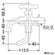 カクダイ 【生産完了品】万能ホーム双口水栓 ガーデン用 単水栓タイプ 節水固定コマ式 呼び径13 一般地・寒冷地共用 レトロ 万能ホーム双口水栓 ガーデン用 単水栓タイプ 節水固定コマ式 呼び径13 一般地・寒冷地共用 レトロ 704-104-13 画像2
